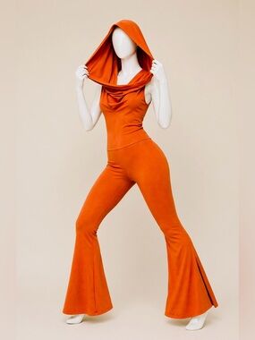 Warrior Within Burnt Sienna Suede Firebird Slim Bell Onesie